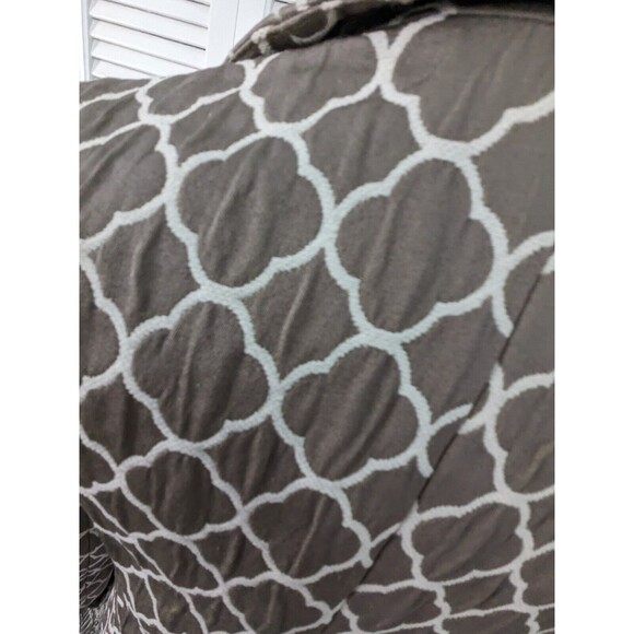 3 Sisters Jacket Coat S(4-6) Open Front Dressy USA Made Geometric Taupe Brown - Picture 10 of 15